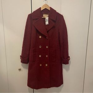 *NEW* MICHAEL MICHAEL KORS Alpaca-Blend Peacoat Size 8 *BRAND NEW WITH TAGS*